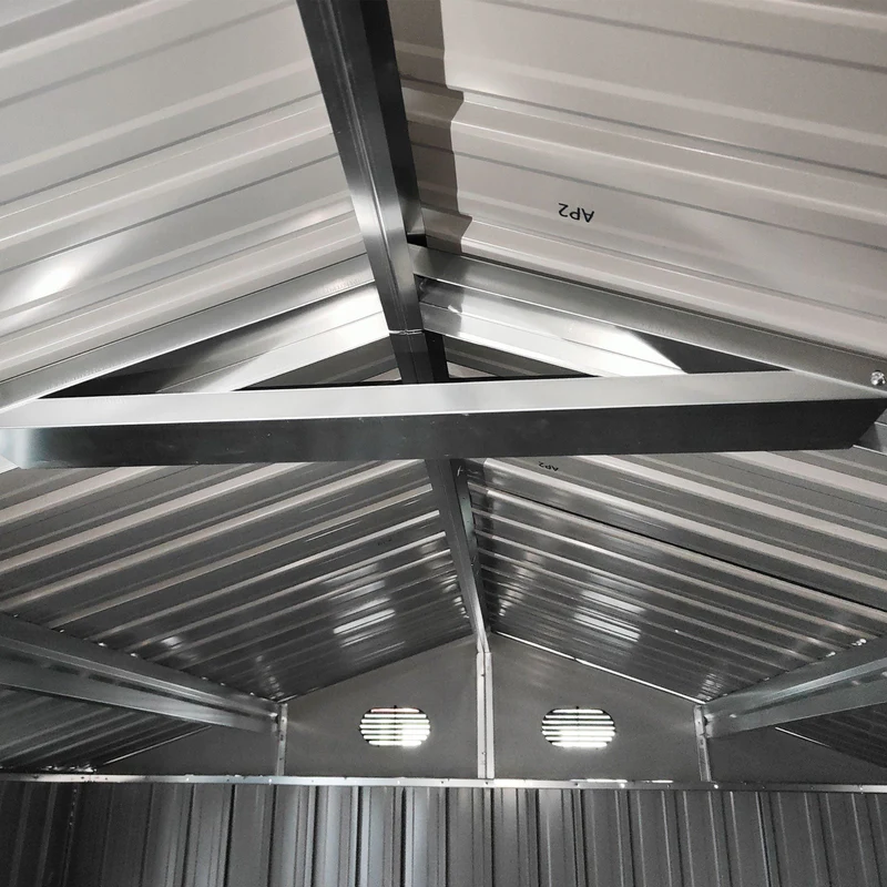 Metal Storage Shed with Double Hinged Doors - Image 7